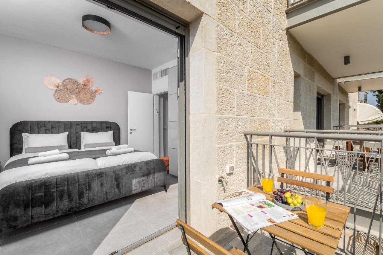 2Bdr W Parking Shirat Haneviim - Mamilla Area Sea-U Jerusalem Exterior foto